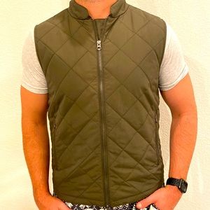Mens hunter green vest